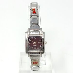 Italian Charm MOOD Watch Stainless Steel Charm Link
